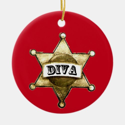 Cowgirl Diva Ornament