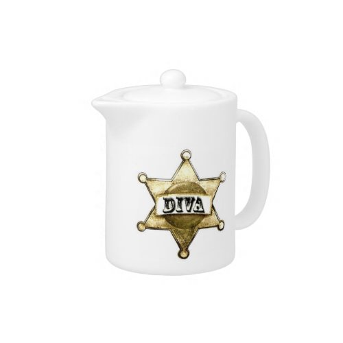 Cowgirl Diva Tea Pot