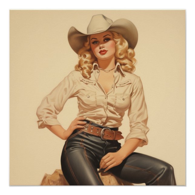 Cowgirl Elegance Chronicles: Wild West Whispers Poster (Front)