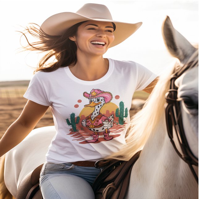 Cowgirl fuuny duck  T-Shirt (Creator Uploaded)
