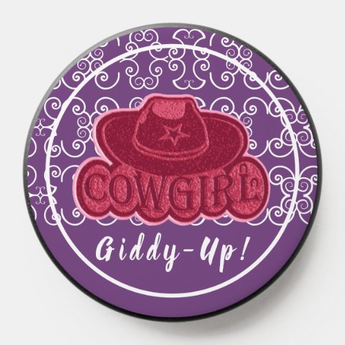 Cowgirl Giddy _ Up PopSocket