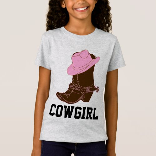COWGIRL Girls T_Shirts