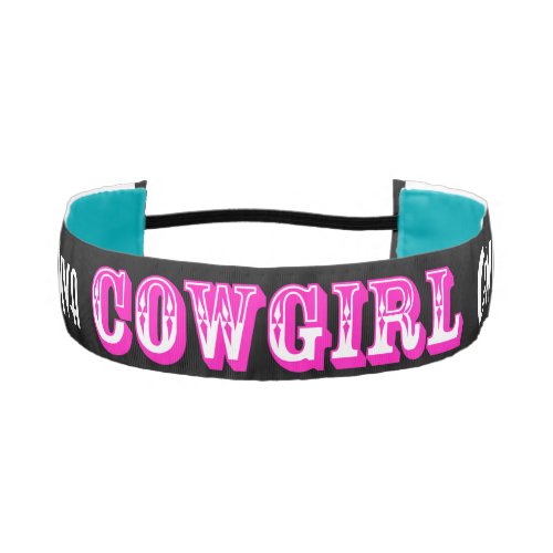 Cowgirl Hair Band Athletic Headband