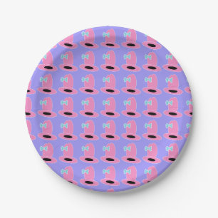 Cowgirl Hat Birthday Party Paper Plates