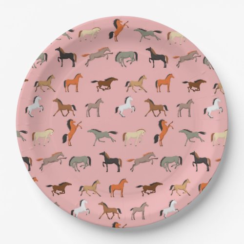 Cowgirl Horse Lover Gift Women  Girls Kid Paper Plates