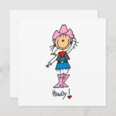 Cowgirl in Pink T-shirts and Gifts (Front/Back)