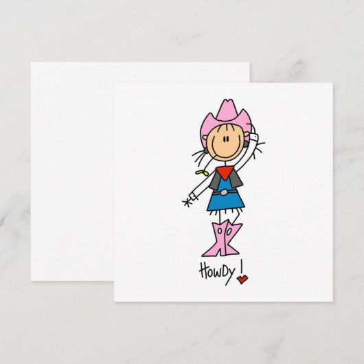 Cowgirl in Pink T-shirts and Gifts (Front/Back)