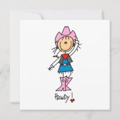 Cowgirl in Pink T-shirts and Gifts (Front)