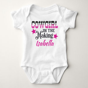 Cowgirl In The Making Personalized Baby Bodysuit