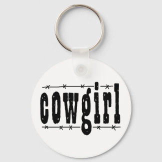 Cowgirl Keychain