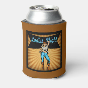 Cowgirl Ladies Night Can Cooler