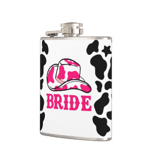 Cowgirl Last Rodeo Bachelorette Flask