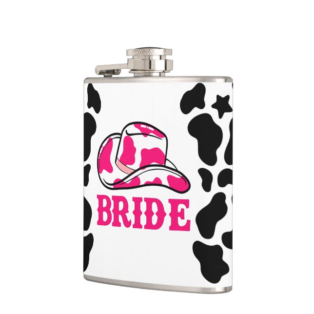 Cowgirl Last Rodeo Bachelorette Flask (Left)