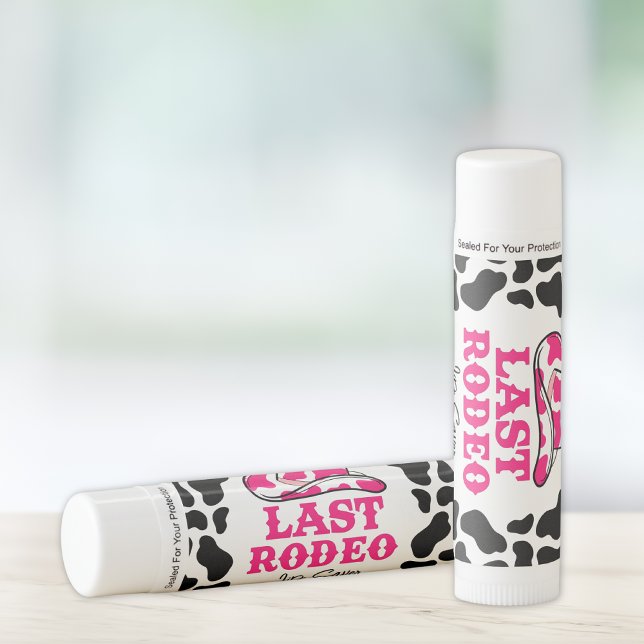 Cowgirl Last Rodeo Bachelorette Hangover Kit Lip Balm (Creator Uploaded)