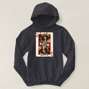 Cowgirl Midwest Queen of Hearts Card - Love Luck Hoodie