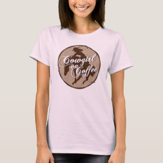 Cowgirl On Coffee Pink Tank Top
