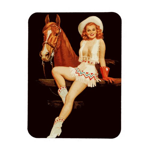 Cowgirl Pin_Up                                     Magnet