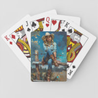 Cowgirl Pin-Up Playing Cards