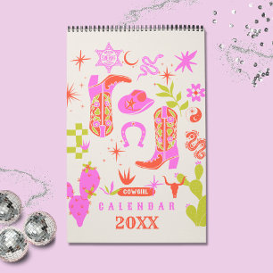 Cowgirl Planner Calendar