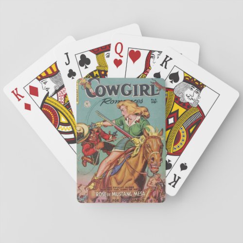Cowgirl Playing Cards