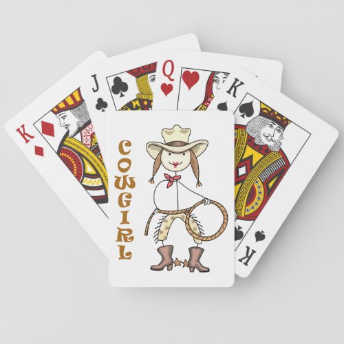 Cowgirl Poker Cards