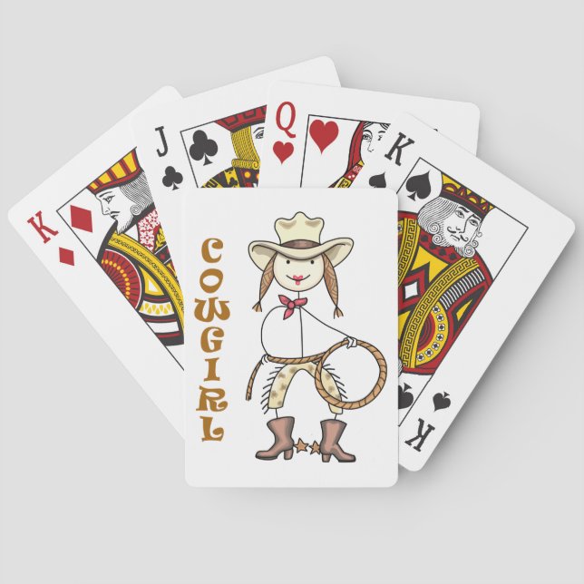 Cowgirl Poker Cards (Back)