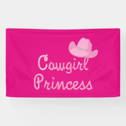 Cowgirl Princess Banner