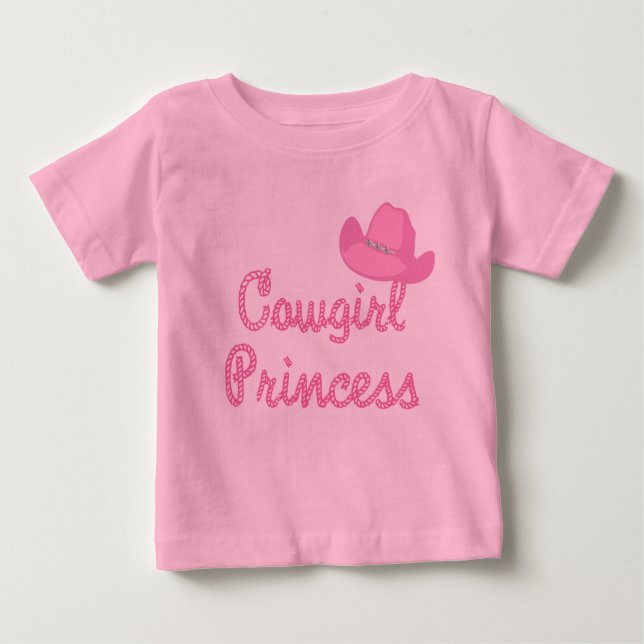 Cowgirl Princess With Pink Hat Shirts (Front)