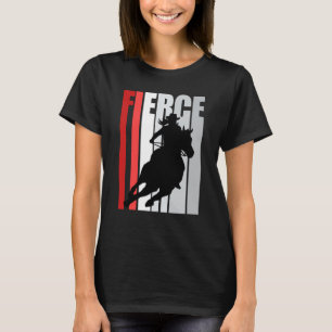 Cowgirl Purple Fierce Motivational Western Theme R T-Shirt