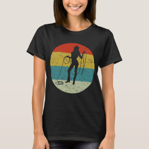 cowgirl retro vintage silhouette 70s T-Shirt