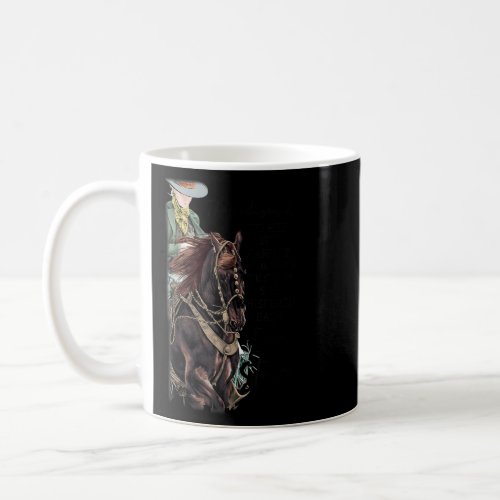 Cowgirl Riding Horse Im The Storm Western Country Coffee Mug