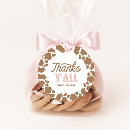 Cowgirl Rodeo Birthday Party Thank You Favor Tags