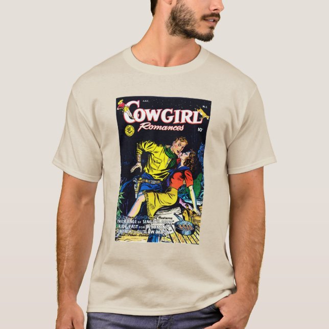 Cowgirl Romances #1 - 1950 Western Romance T-Shirt (Front)