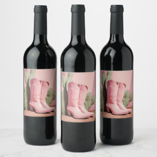 Cowgirl Rosé Wine Label
