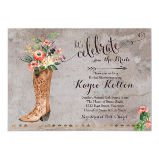 Cowgirl Bridal Shower Invitations 10