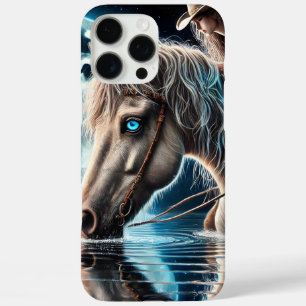 Cowgirl’s Midnight Ride and Gentle Reflection iPhone 16 Pro Max Case