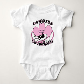 Cowgirl Skull Baby Bodysuit