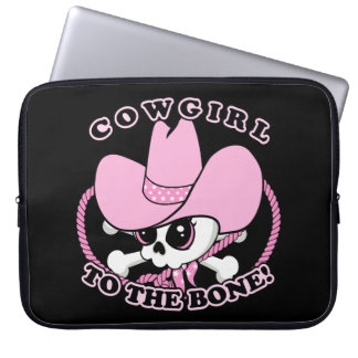 Cowgirl Skull Laptop Sleeve