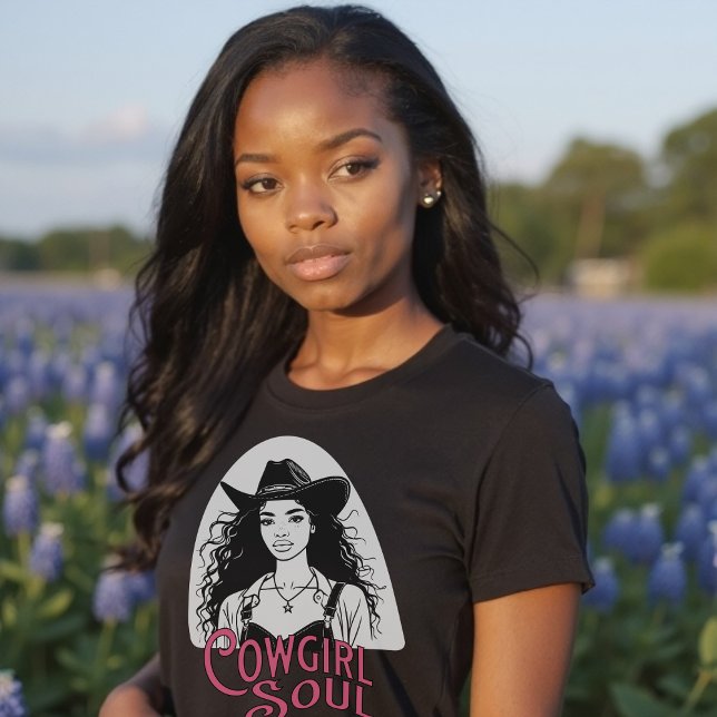 Cowgirl Soul Black History Month  T-Shirt (Cowgirl Soul Black History Month T-Shirt)