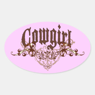 Cowgirl stickers