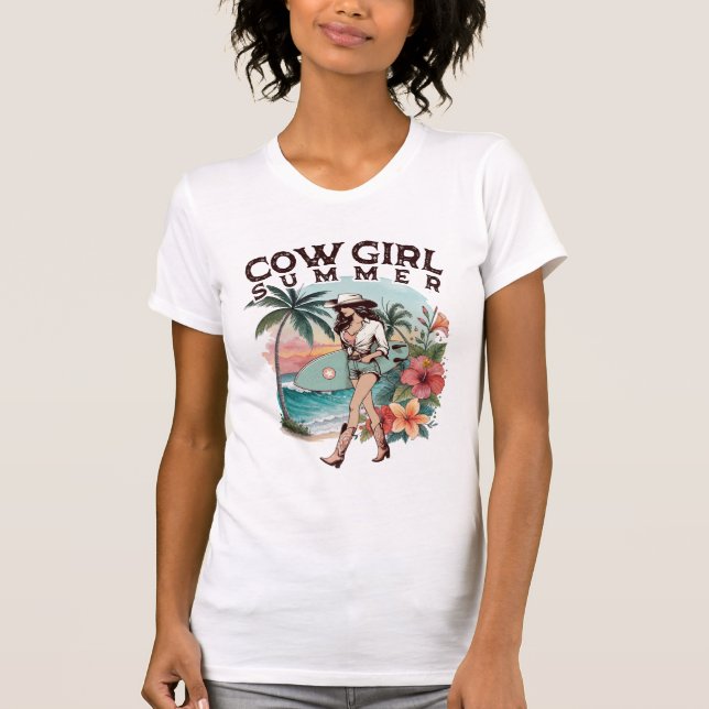 Cowgirl Summer T-Shirt (Front)