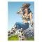 Cowgirl Tipping Her Cowboy Hat Illustration