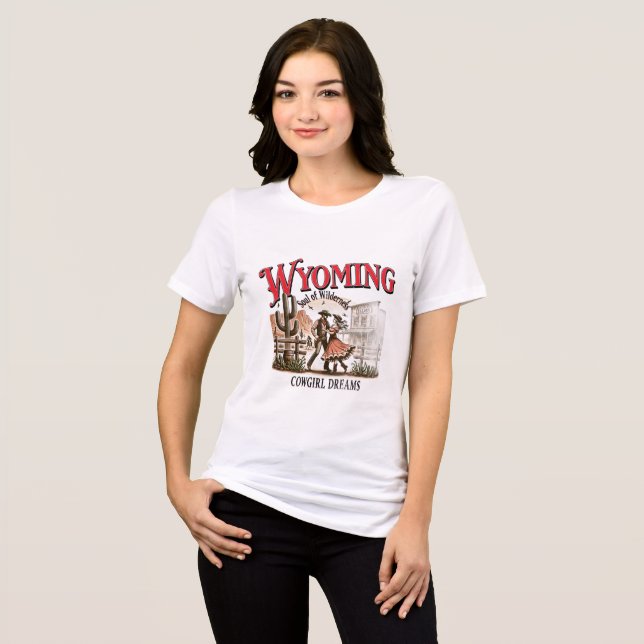 cowgirl Tri-Blend shirt (Front Full)