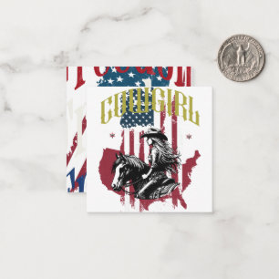 COWGIRL USA NOTE CARD