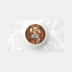 Cowgirl western baby shower favor ideas