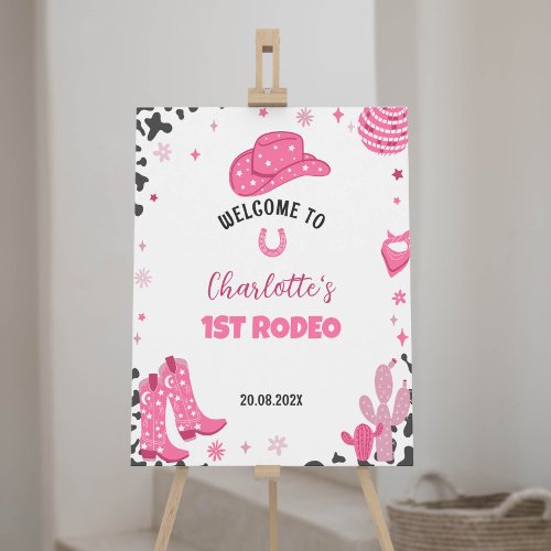 Cowgirl Western Birthday Party Welcome Sign