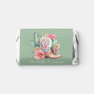 Cowgirl Western Floral Hershey's Miniatures