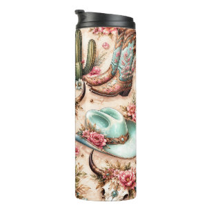 Cowgirl Western Thermal Tumbler