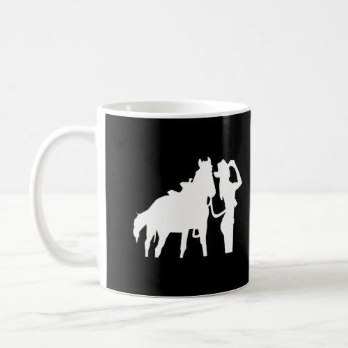 Cowgirl With Horse Coffee Mug