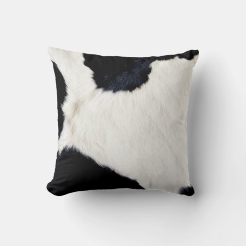 Cowgirl Wrangler Animal Print Throw Pillow